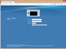 SG300 Login Screen